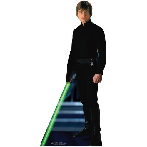 LUKE SKYWALKER Star Wars Jedi Retouched CARDBOARD CUTOUT Standup Standee Poster